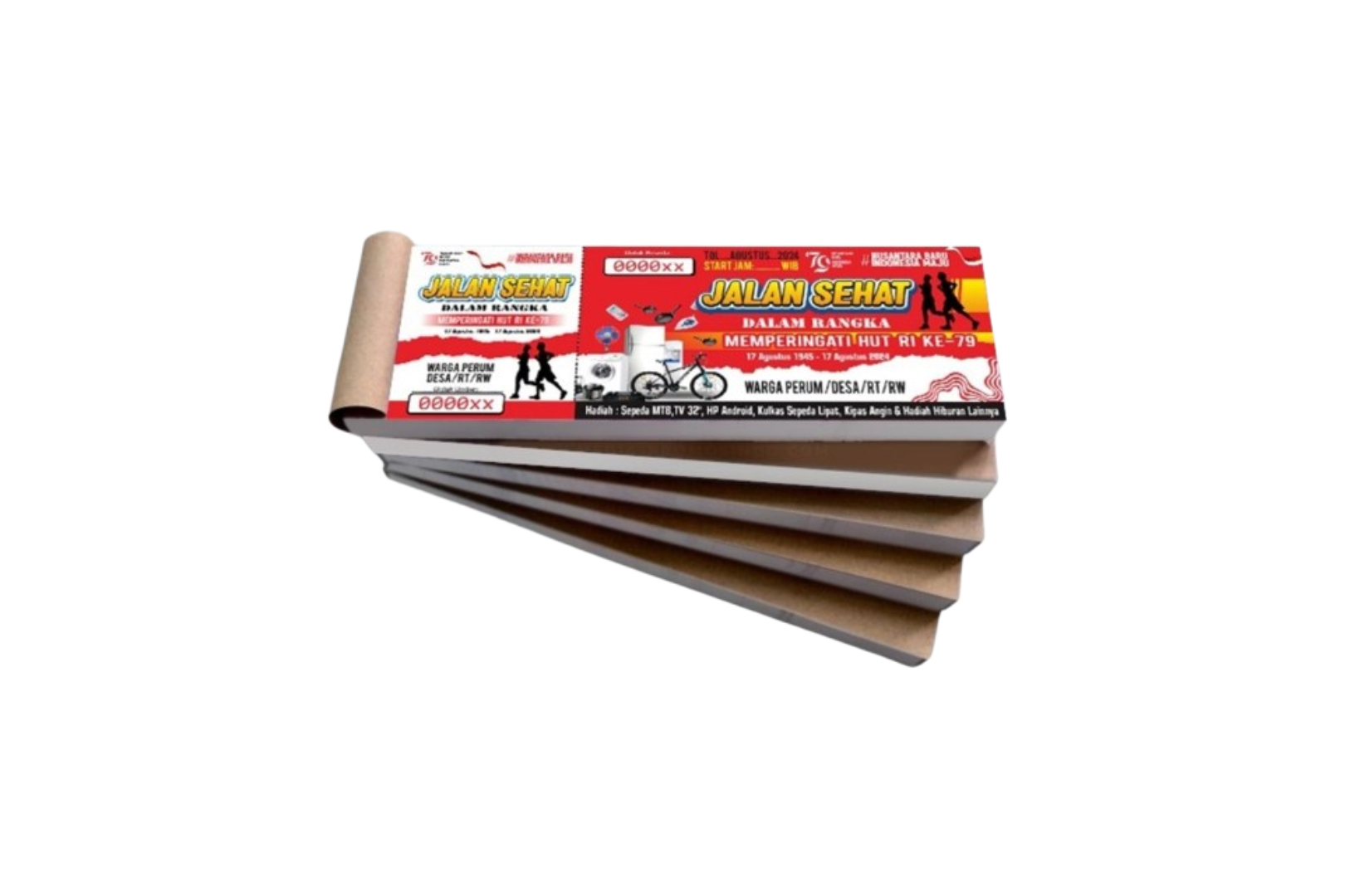 Tiket Art Paper (Full Color)